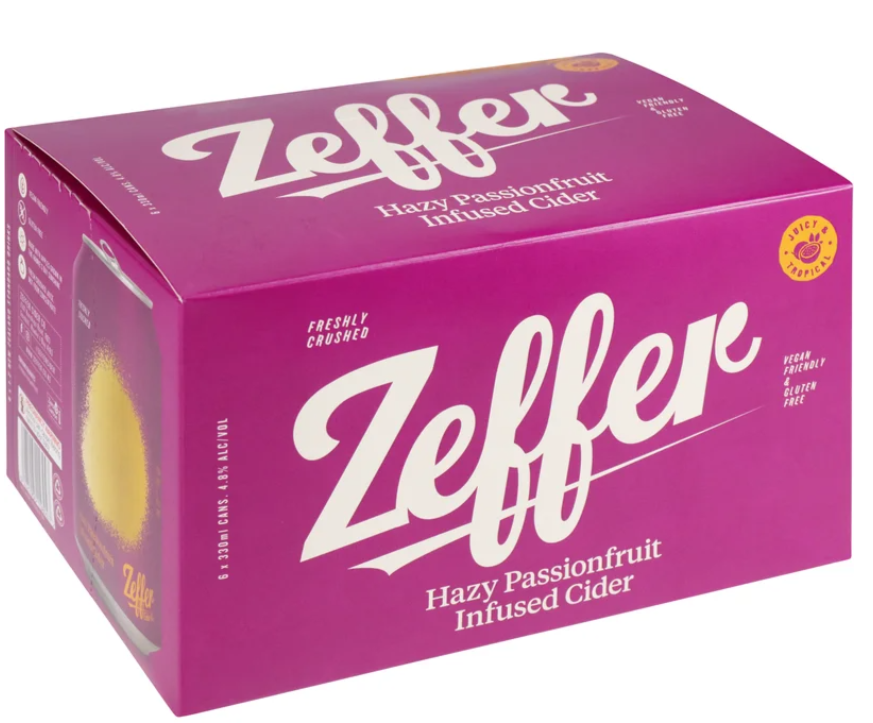 Zeffer Hazy Passionfruit 6pk Cans