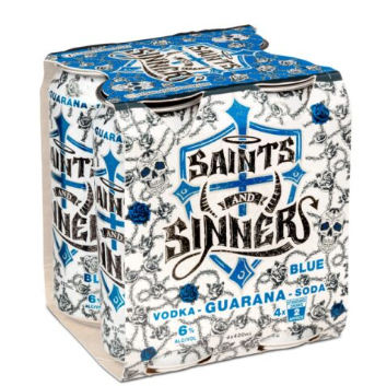 Saints & Sinners Blue 4pk Cans