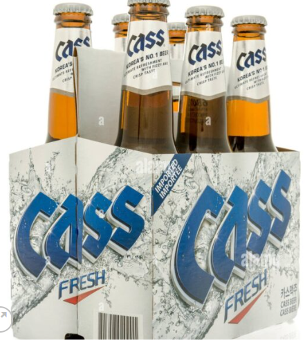 Cass Korean Beer 6x330 Bottles