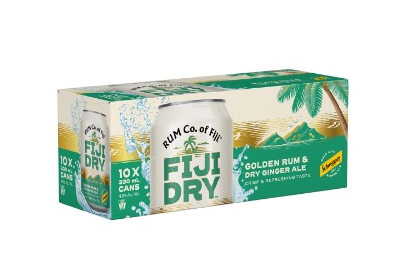 Fiji Dry Rum 10x330ml Cans