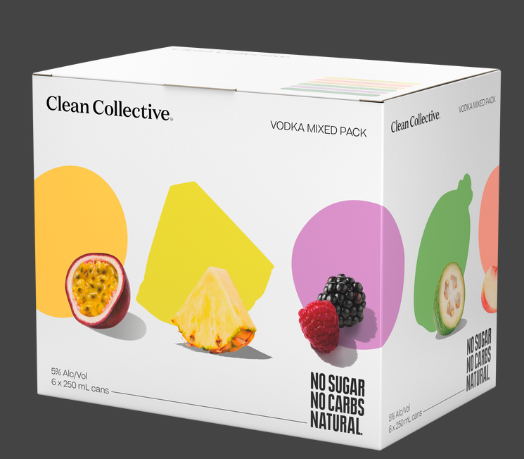 Clean Coll Mixed Vodka 6x250ml