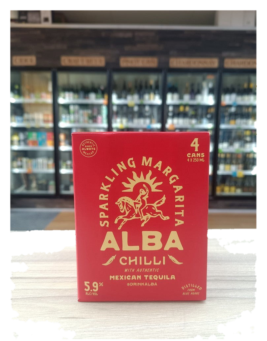 Alba Chilli Margarita 4x250ml Cans