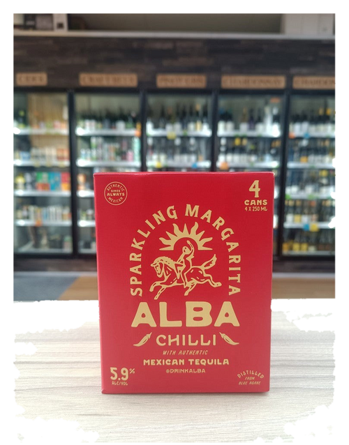 Alba Chilli Margarita 4x250ml Cans