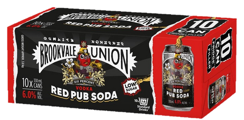 Brookvale Red Pub Soda 10x330C