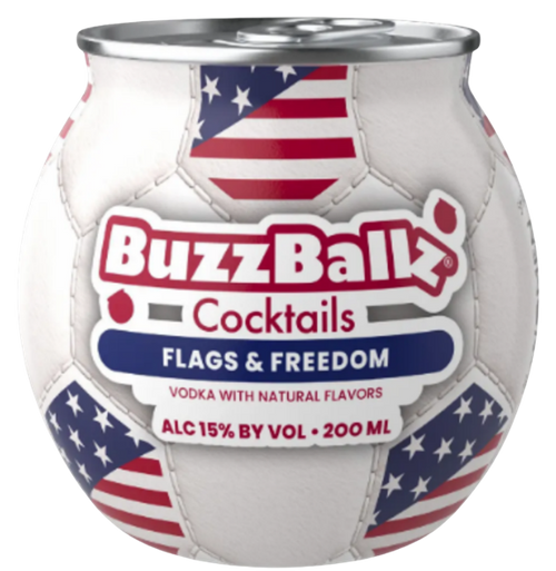 Buzzballz Flags Freedom 187ml