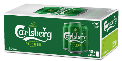 Carlsberg Pil Lager 10pk Cans