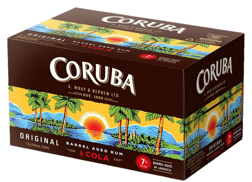 Coruba 7% Rum & Cola 12x250C