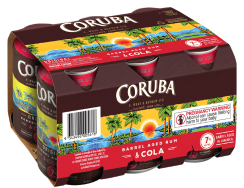 Coruba 7% Rum & Cola 6x330C
