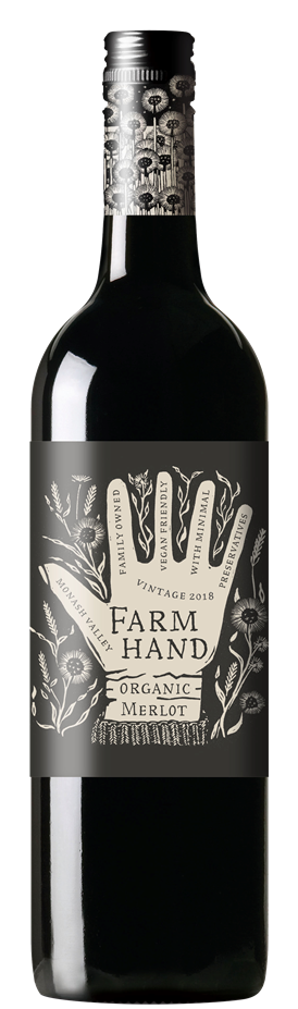 Farm Hand Organic Merlot 750ml