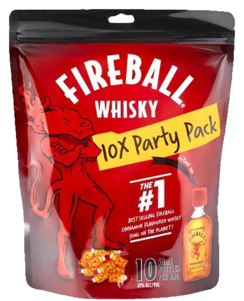 Fireball Party Pack 10x50ml