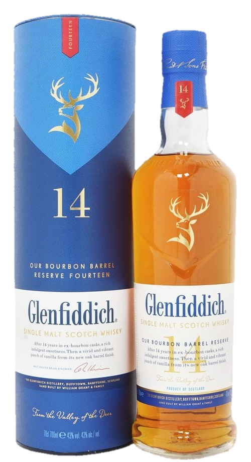Glenfiddich 14YO Brbn Bl 700ml