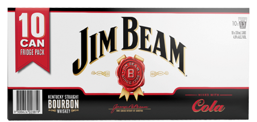 Jim Beam 4.8% Cola 10x330C