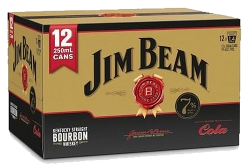 Jim Beam 7% Gold 12x250C