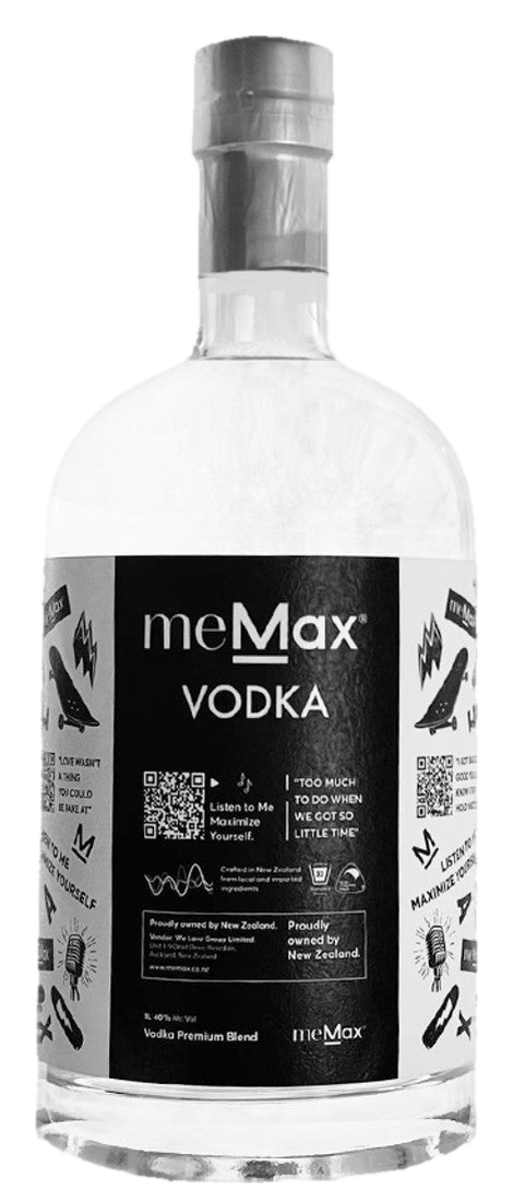 MeMax Vodka 40% 1Ltr