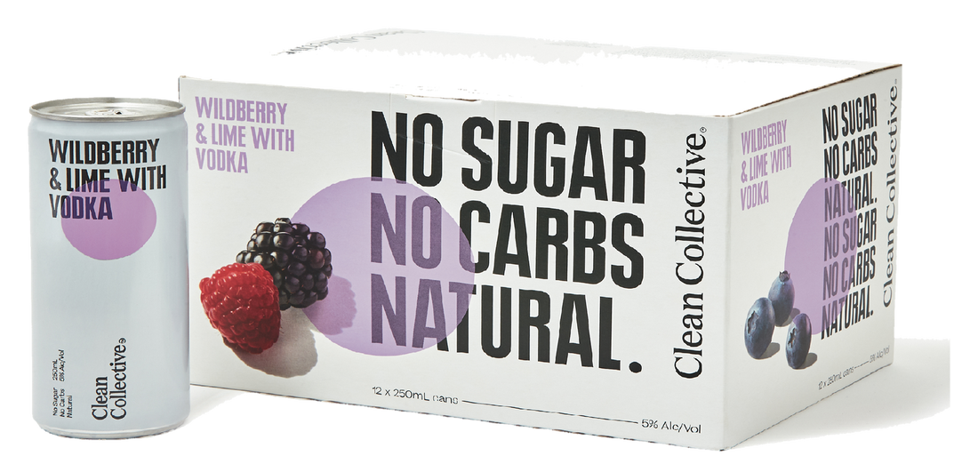 Clean Coll Wildberry & Lime 12x250 Can