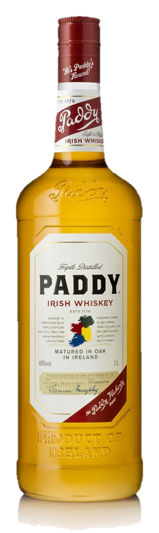 Paddy Irish Whisky 1Ltr