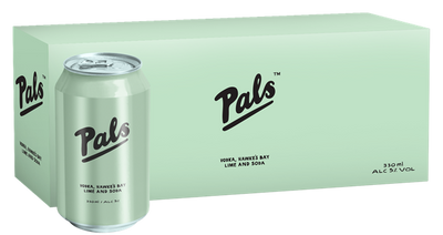 Pals Vodka Lime Soda 10x330C