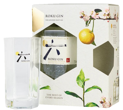 Roku Gin 700ml + Glass GP