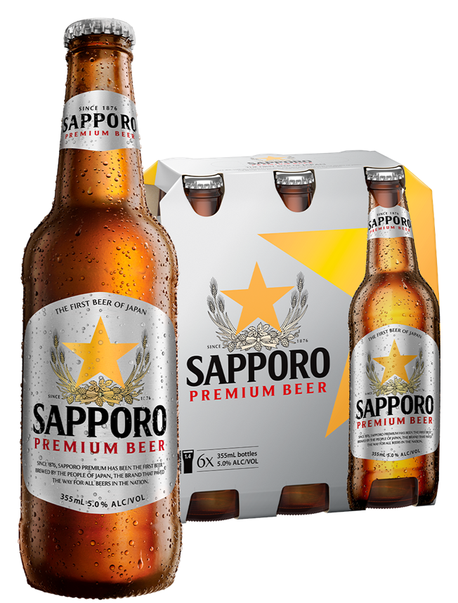 Sapporo Btls 6x355ml