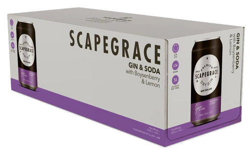 Scapegrace Gin Boysenberry 10pk Cans