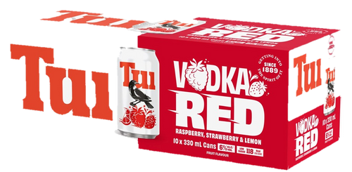 Tui Vodka Red Case 10x330C