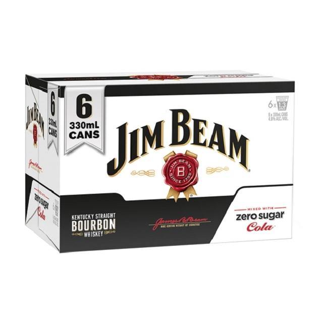 JB Zero 6x330ml Cans - Liquor Library