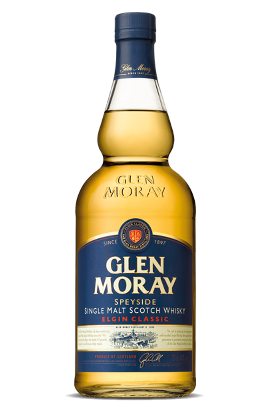 Glen Moray Classic Single Malt Scotch Whisky 40% 700ml - Liquor Library