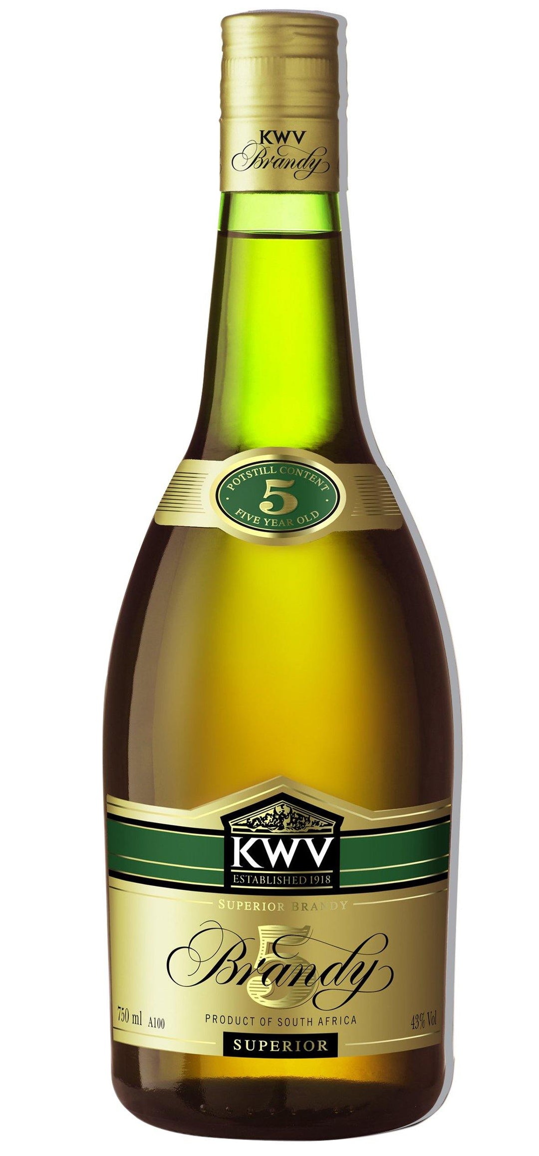 KWV 5Yrs 750ml - Liquor Library