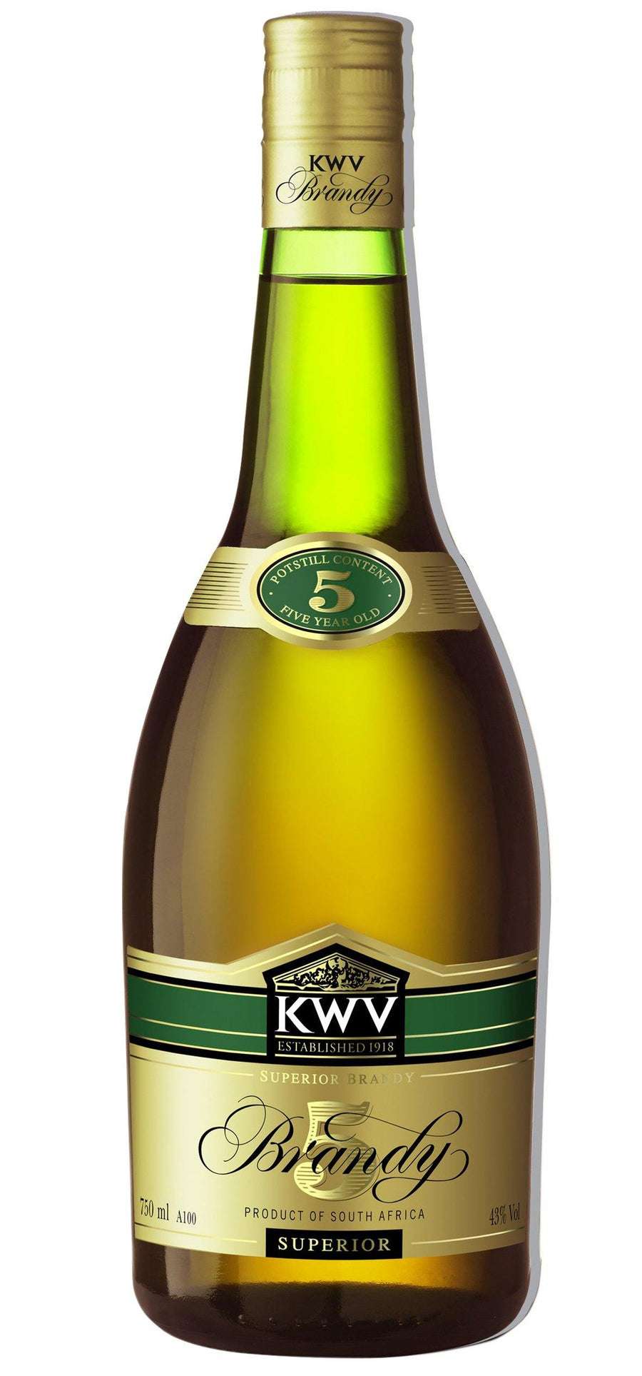 KWV 5Yrs 750ml - Liquor Library