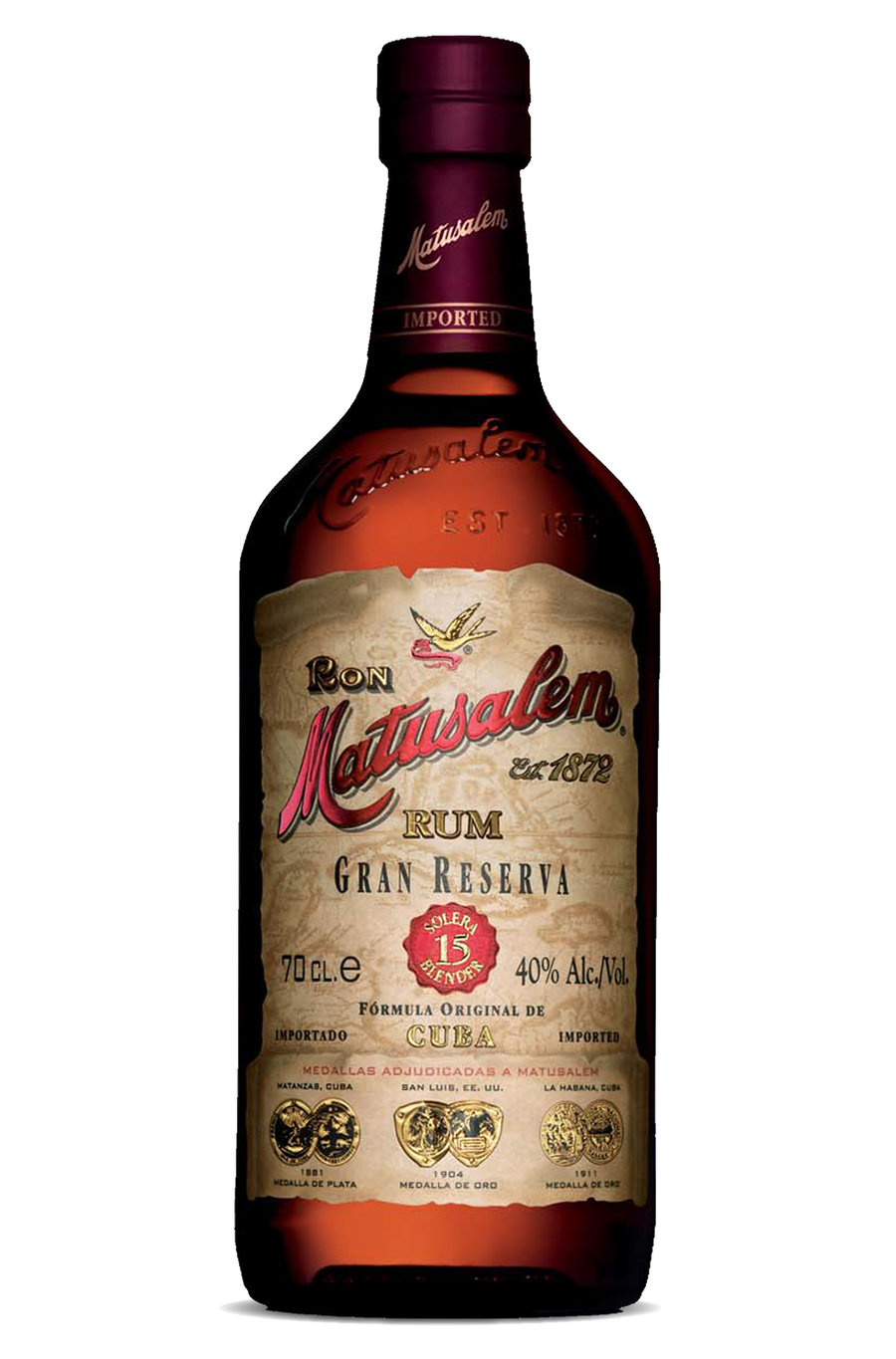 Matusalem Rum Gran Reserva 15 40% 700ml - Liquor Library