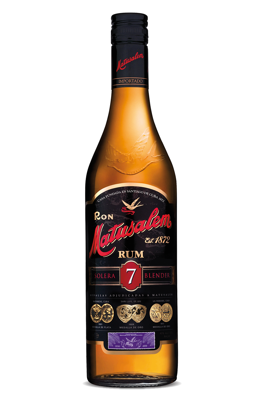 Matusalem Rum Solera 7 YO 40% 700ml - Liquor Library