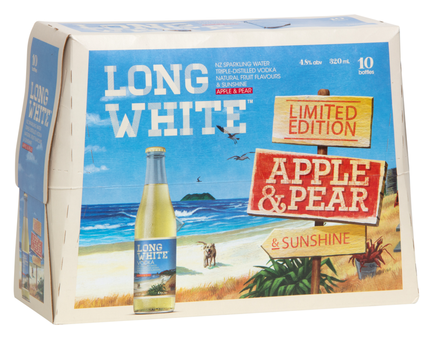 Longwhite Apple & Pear 10x320B - Liquor Library