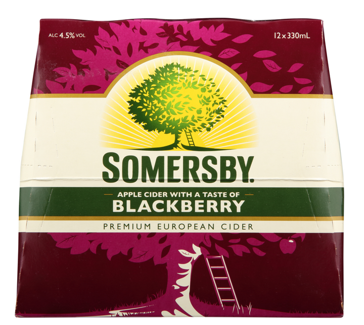 Somersby Blackbry Btl 12x330ml