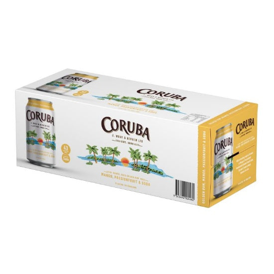 Coruba Gold Mango 10pk Cans