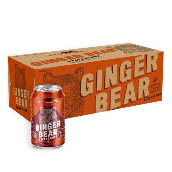 Crimson Badger Ginger Beer 10pk Cans