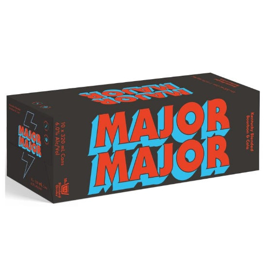 Major Major Bourbon Cola 10pk Cans