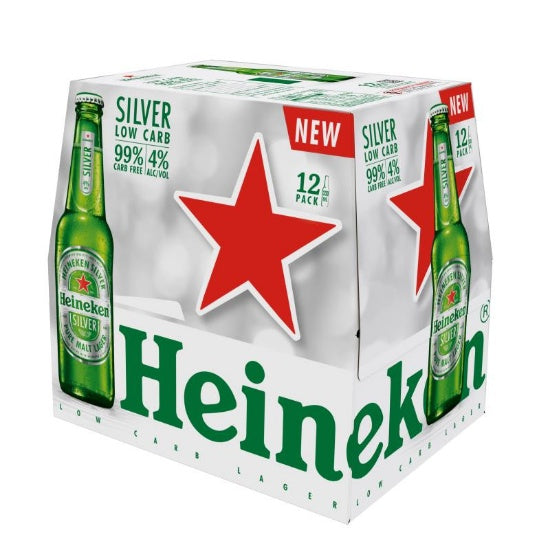 Heineken Silver LC 12x330ml Bottles