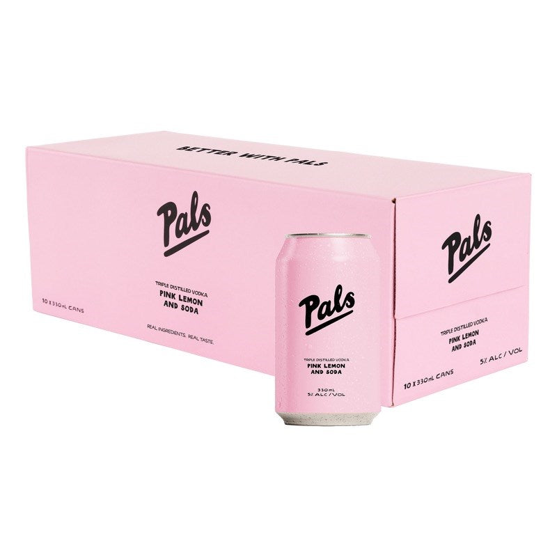 Pals Pink Lemon Soda 10x330C
