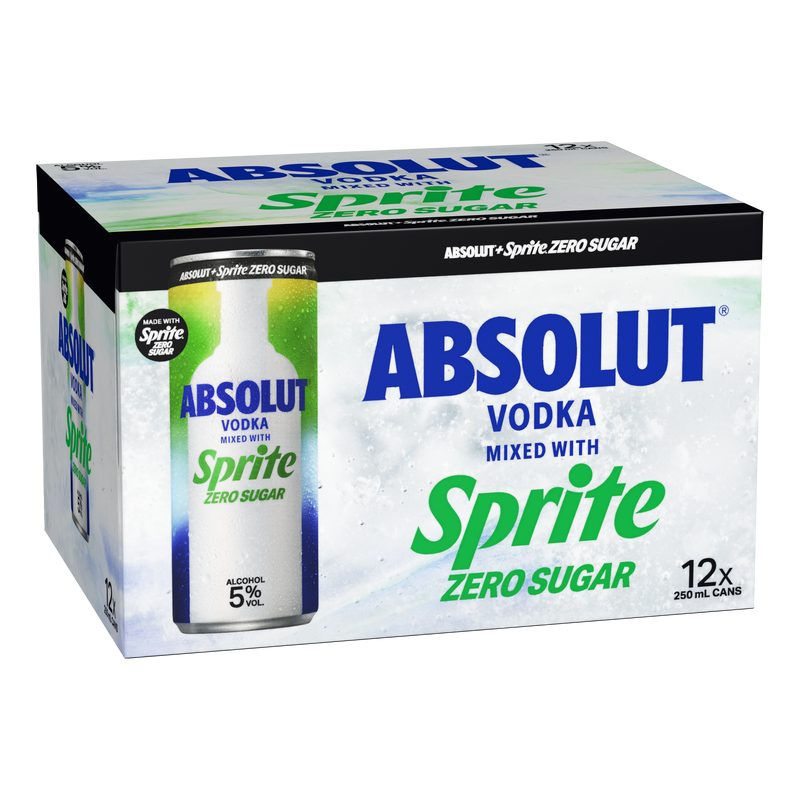 Absolut Sprite Zero 12x250ml