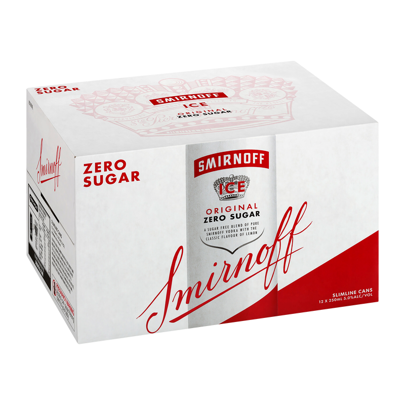 Smirnoff Ice 5% Zero 12x250C