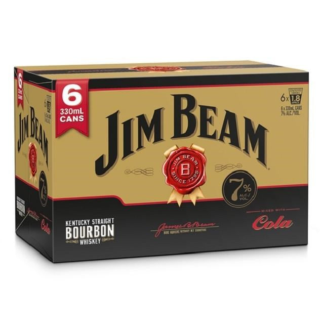 Jim Beam & Cola 7% 6x330C