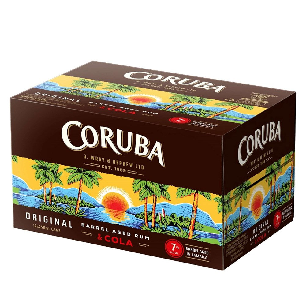 Coruba 7% Rum & Cola 12x250C