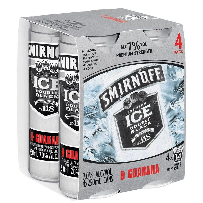 Smirnoff DB 7% Guarana 4x250C - Liquor Library