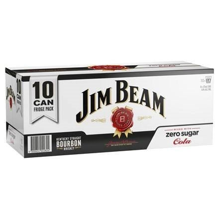 Jim Beam 4.8% Zero 10x330C
