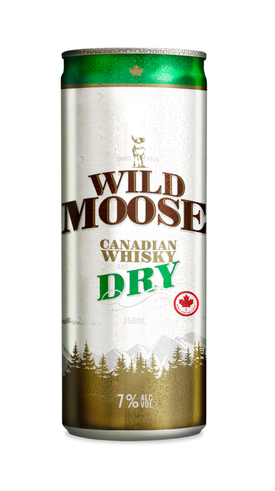 Wild Moose Dry 7% 12x250ml Can