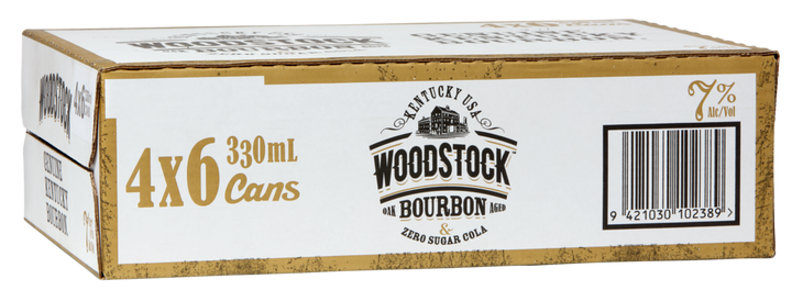 Woodstock Zero 7%  6x330ml Can