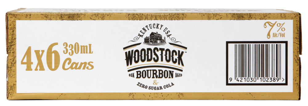 Woodstock Zero 7%  6x330ml Can