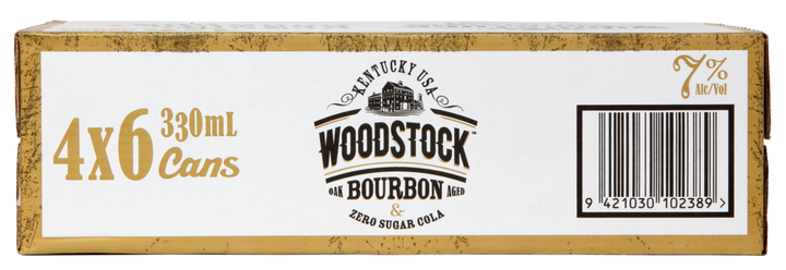 Woodstock Zero 7%  6x330ml Can