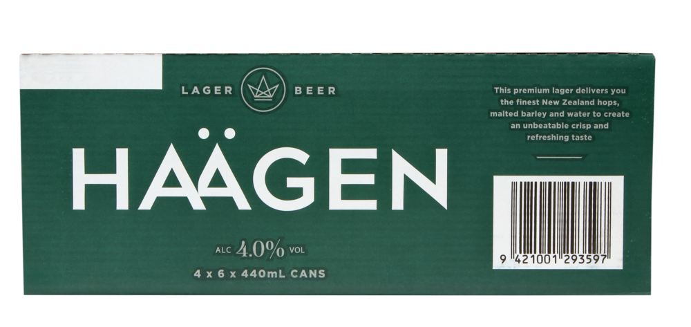 Haagen Lager Cans 6x440ml