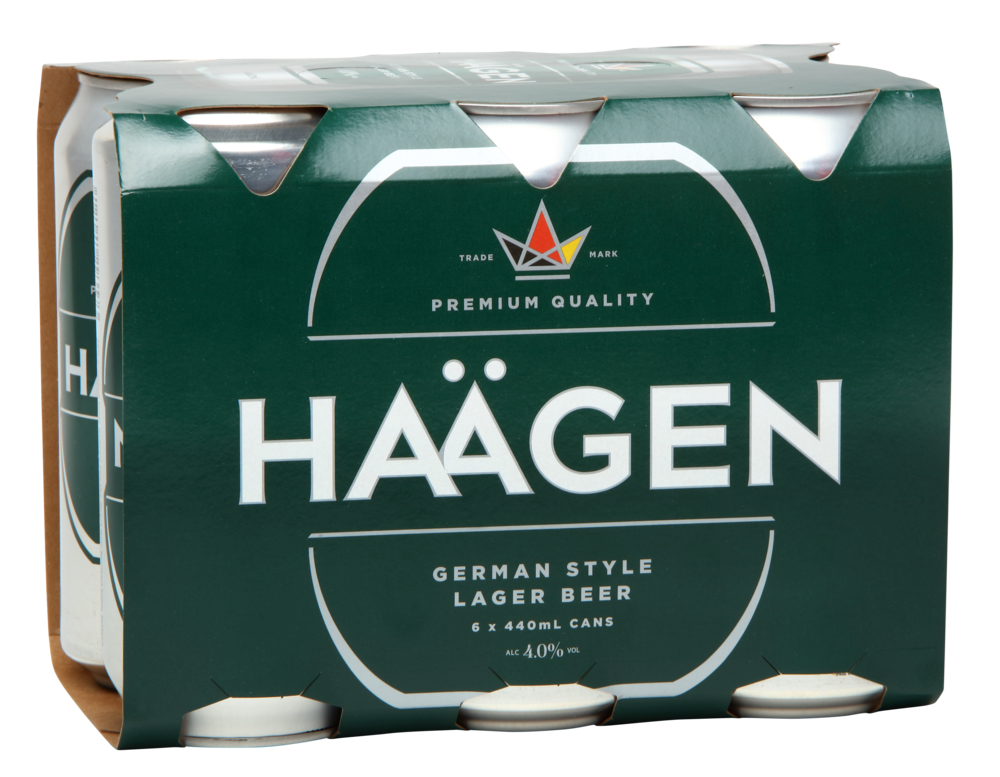 Haagen Lager Cans 6x440ml